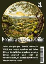 Lade das Bild in den Galerie-Viewer, Olivenöl 2L - Nocellara del Belice aus Sizilien
