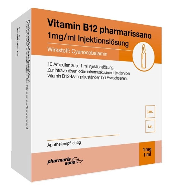 Vitamin B12 pharmarissano Ampullen 10 x 1ml