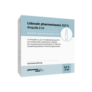 Lidocain pharmarissano 0.5% Ampulle 10 x 2 ml