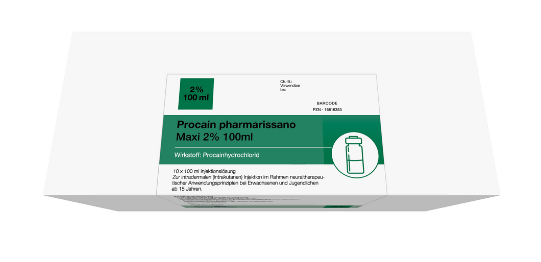 Procain pharmarissano 2% Maxi 10 x 100ml