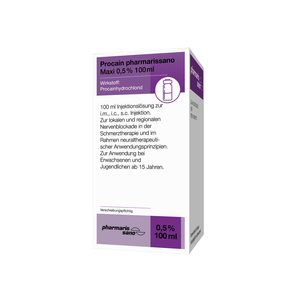 Procain pharmarissano 0.5% Maxi 100 ml