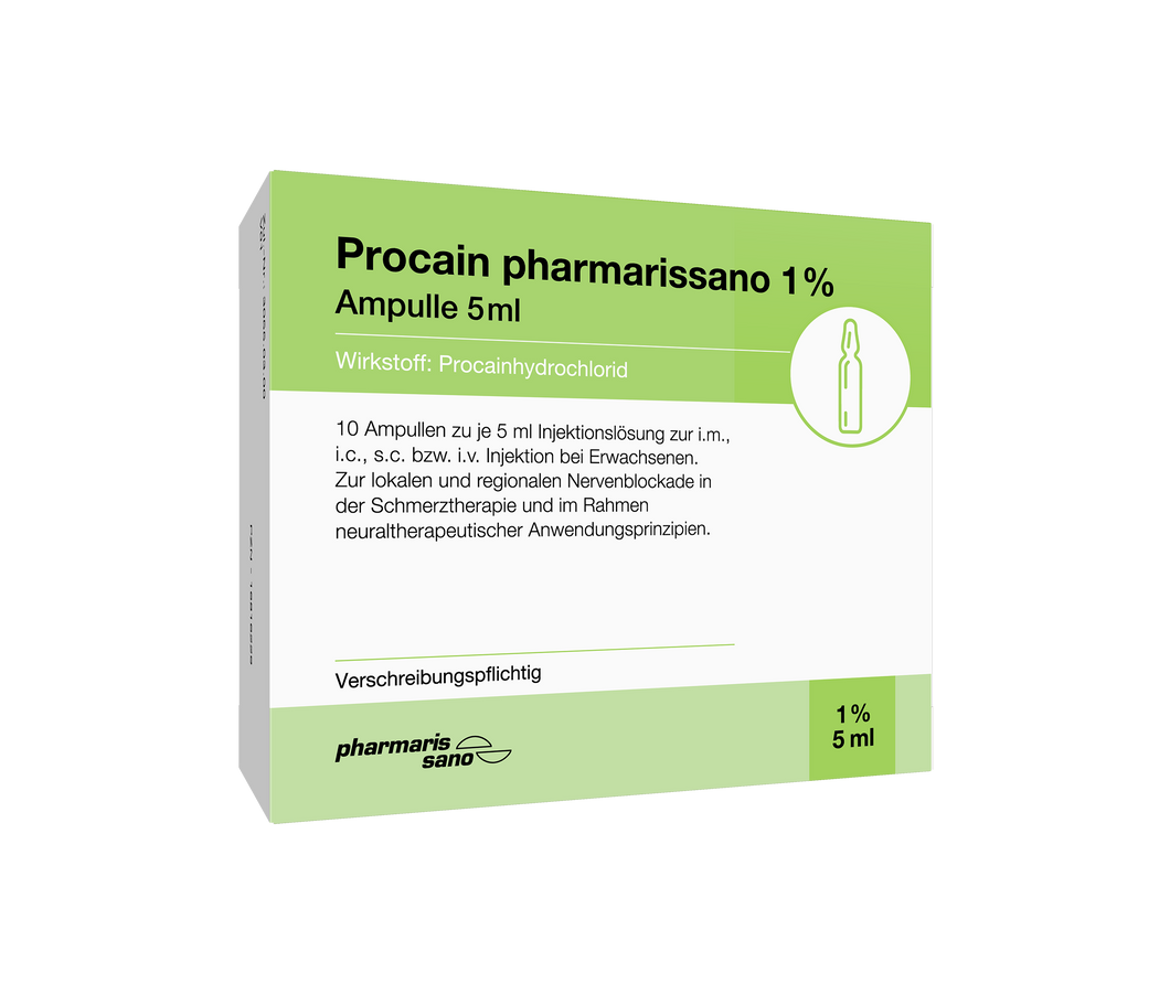 Procain pharmarissano 1% Ampulle 10 x 5ml